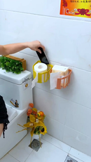 Suporte para Papel Higiênico prático sem furos na parede