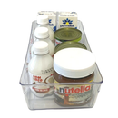 kit 3 peças Organizador de Geladeira Modular Acrílico Cozinha Gaveta Guarda Latas