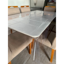 Toalha de Mesa Transparente Impermeável – 4, 6, 8 ou 10 Lugares