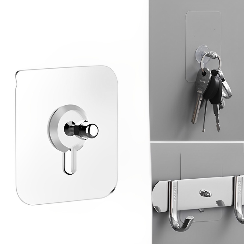 Kit 5/10 PÇS Gancho de Parede Adesivo Multiuso Para Pendurar Quadros Utensílios De Cozinha Banheiros Parafuso