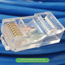 Cabo De Rede Azul Internet Lan CAT5 Patch Cord Pc Notebook Roteador Smart Tv Vídeo Game