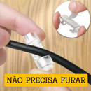 KIT Clips Fixador Organizador de Fios e Cabos Autoadesivo TOP