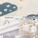 [75L] Caixa Saco Organizador Cobertor Casaco Guarda Roupa Ecológico Anti-Poeira Umidade Insetos Multiuso. OG-121-BC