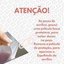 Frases Decorativas Acrílico Espelhado Melhor Investimento Você só vence Apaixone-se Provérbios