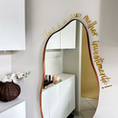 Frases Decorativas Acrílico Espelhado Melhor Investimento Você só vence Apaixone-se Provérbios