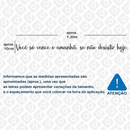 Frases Decorativas em Acrílico Espelhado – Letras com Efeito Espelho