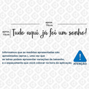 Frases Decorativas em Acrílico Espelhado – Letras com Efeito Espelho