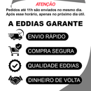 Espelho Adnet Couro Costurado Com Alça + Suporte 60cm 50cm 40cm 30cm Sala Quarto Banheiro Redondo