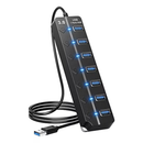 Hub USB 3.0 com 4 ou 7 Portas – Adaptador Alta Velocidade 5Gbps