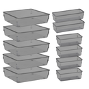 Kit 11 Organizadores de Gaveta Modular em Acrílico – Multiuso