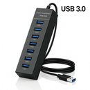 Hub USB 3.0 com 4 ou 7 Portas – Adaptador Alta Velocidade 5Gbps