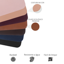 MousePad Grande Caramelo Desk Pad Couro Gamer Office