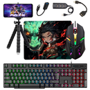 Kit Gamer para Celular com Teclado e Mouse RGB – One Hand ou Completo