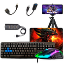 Kit Gamer para Celular com Teclado e Mouse RGB – One Hand ou Completo