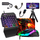 Kit Gamer para Celular com Teclado e Mouse RGB – One Hand ou Completo