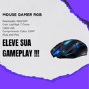 Kit Mobilador One Hand Gamer Completo Para Celular Com Teclado + Mouse Gamer Led RGB