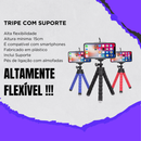 Kit Mobilador One Hand Gamer Completo Para Celular Com Teclado + Mouse Gamer Led RGB