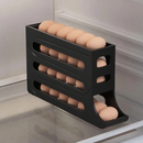 Porta Ovos 4 Andares Rolante para Geladeira – Organizador para 24 a 30 Ovos
