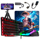 Kit Mobilador One Hand Gamer Completo Para Celular Com Teclado + Mouse Gamer Led RGB