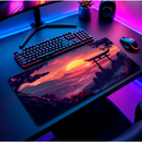 Mouse Pad RGB Grande Gamer Mousepad Personalizado Apoio Ergonômico Para Escritorio Alta Resolução Varias Estampas