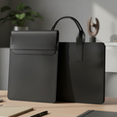 Pasta Maleta Bolsa Capa Case Porta Notebook Couro Costurado 13 15 17 Polegadas Computador Mousepad