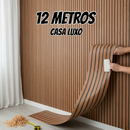 Papel de Parede Ripado Adesivo Premium 1/2/3/6/12 Metros por 50cm – Luxo para Quarto Sala e Casa