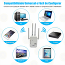 Repetidor WiFi 1200 Mbps 110V/220V Ultra Rápido Sinal Forte rede sem fio Amplificador De Sinal G8