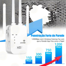 Repetidor WiFi 1200 Mbps 110V/220V Ultra Rápido Sinal Forte rede sem fio Amplificador De Sinal G8