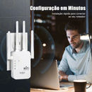 Repetidor WiFi 1200 Mbps 110V/220V Ultra Rápido Sinal Forte rede sem fio Amplificador De Sinal G8