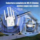 Repetidor WiFi 1200 Mbps 110V/220V Ultra Rápido Sinal Forte rede sem fio Amplificador De Sinal G8