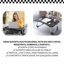 Mesa P/ Notebook Suporte Dobrável Cama Sofá Trabalho Laptop Home Office