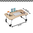 Mesa para Notebook Dobrável com Suporte – Home Office, Cama ou Sofá