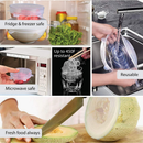 12 Peças Tampas Panela Silicone Universal Reutilizável Elástica Tampas Silicone Rotundidade