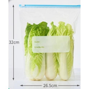 Kit 10 Sacos Herméticos Reutilizáveis para Alimentos – Tamanho G 32x25cm