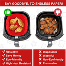 Kit 1/2/3 Formas de Silicone Quadrada 16x16cm Assadeira Air Fryer e Forno Forma para Fritadeira Elétrica com Alça