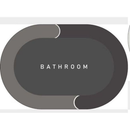 Tapete para Banheiro Antiderrapante Absorvente de Secagem Rápida 60x40cm