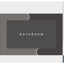 Tapete para Banheiro Antiderrapante Absorvente de Secagem Rápida 60x40cm