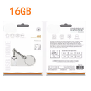 Mini Pendrive USB 2.0 Metálico – 16GB ou 32GB
