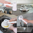 Kit escova Eletrica de Limpeza 5 em 1 Sem Fio Limpador Multiuso Pratico Para Cozinha Banheiro prático & REFIL De Escova